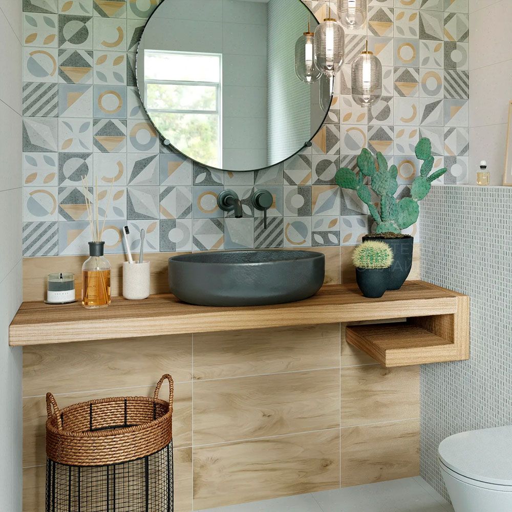 Плитка настенная Gracia Ceramica Supreme beige wall 04 25х60 см бежевая 1,2 м2