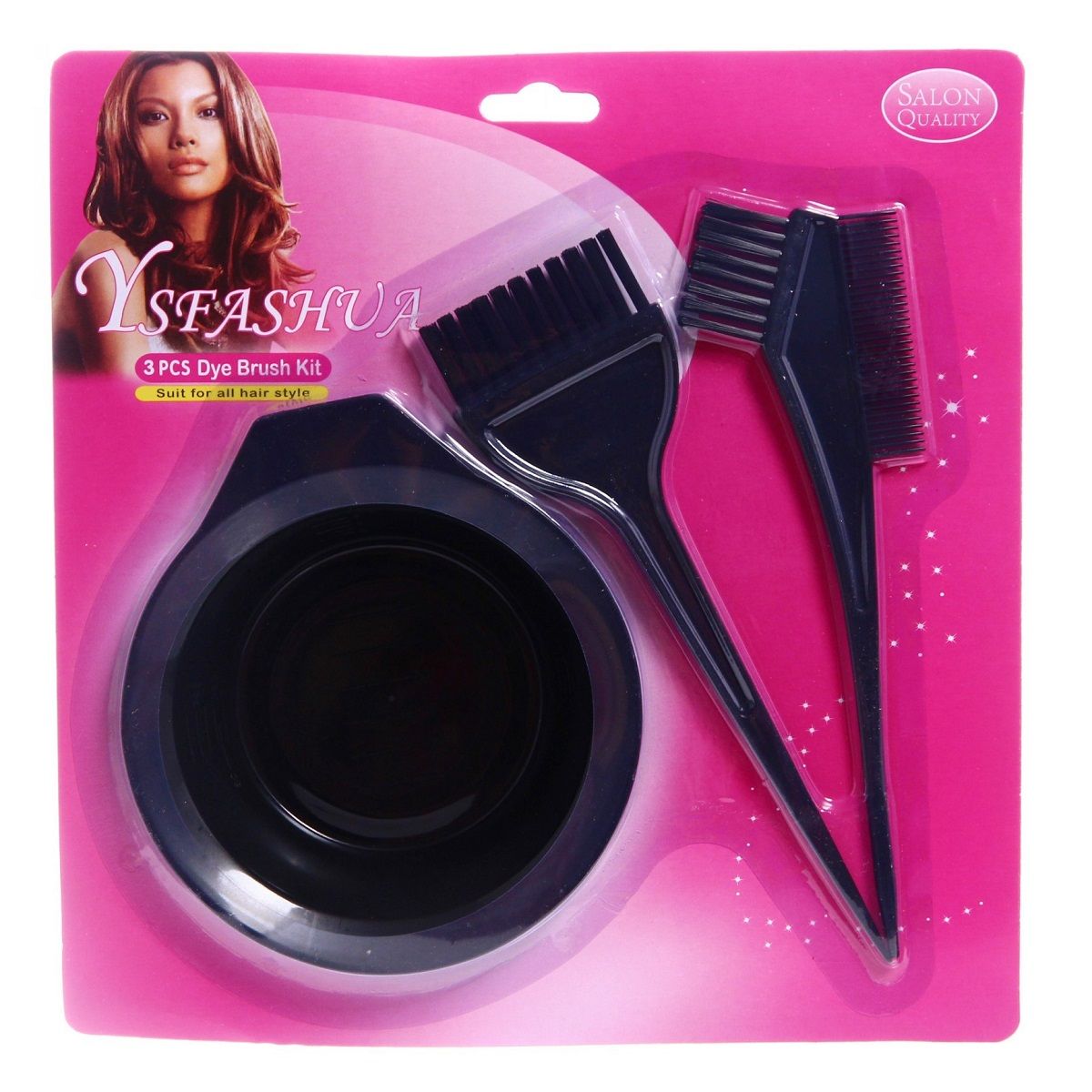 Набор для окрашивания волос Чаша d13,5 см 2 кисти