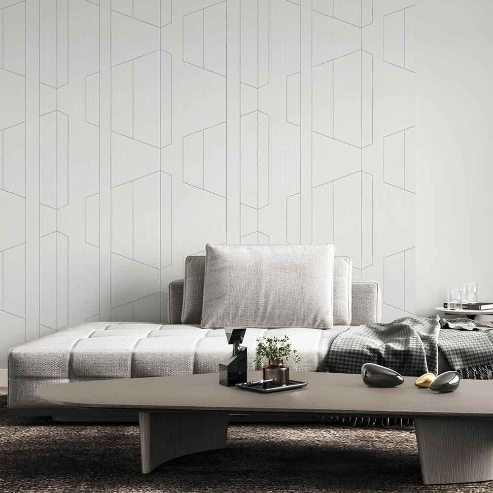 Обои TC72376-12 Палитра 1,06х10 м Trend Lines белый