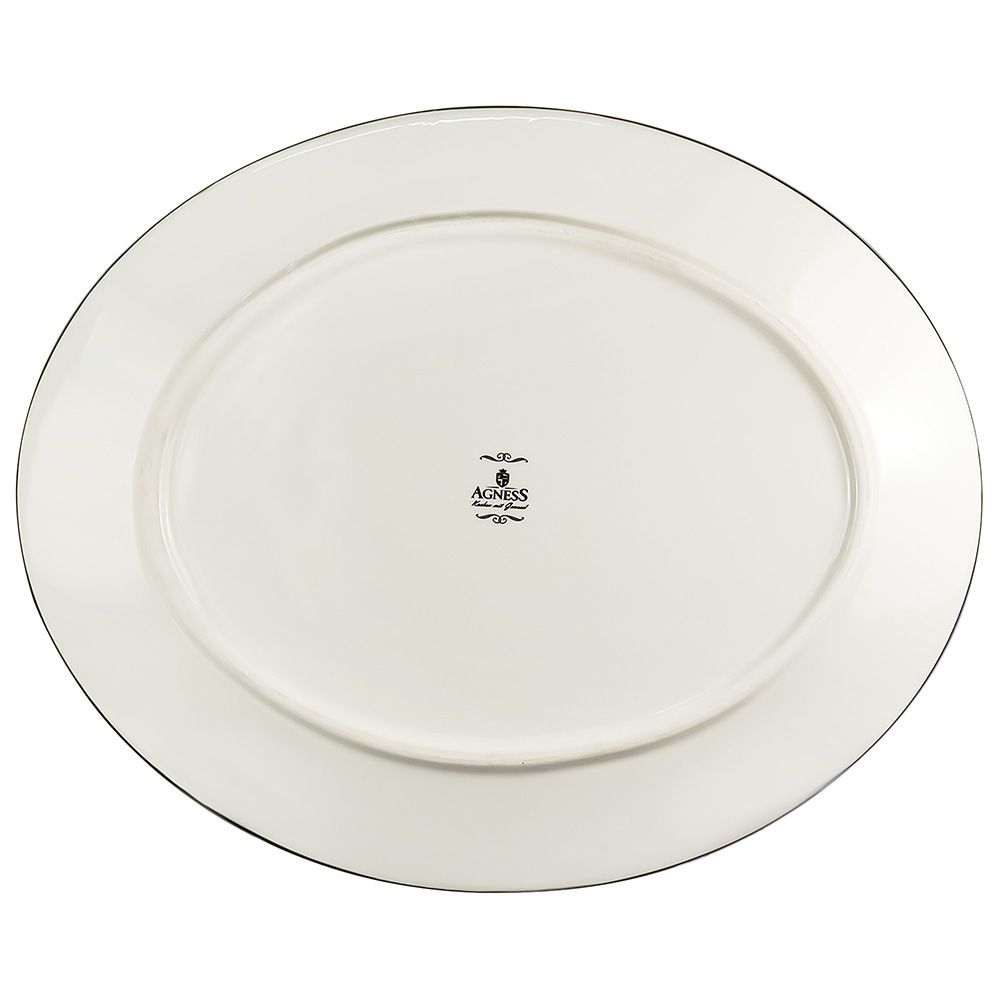 Блюдо овальное Agness Лемон три 31,5х25,5х3 см 358-1551