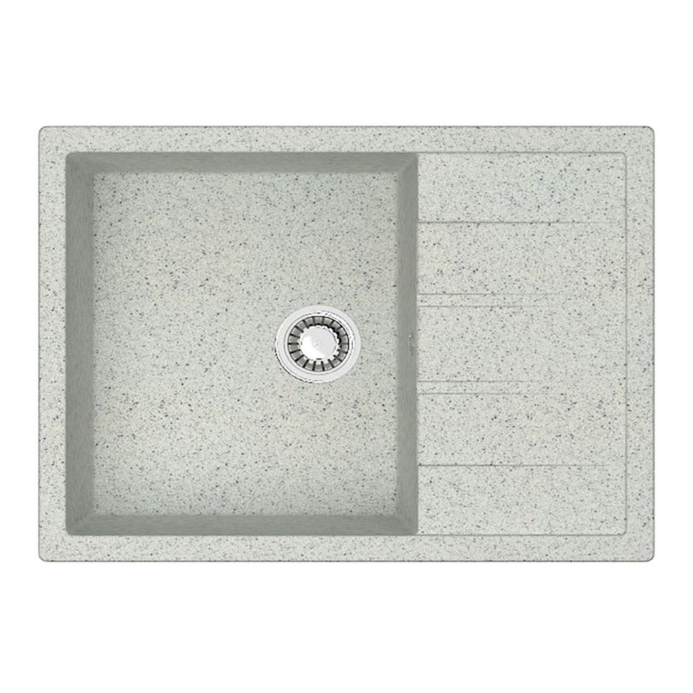 Мойка врезная Карельский камень 151/Q10 645х505х218 мм светло-серый