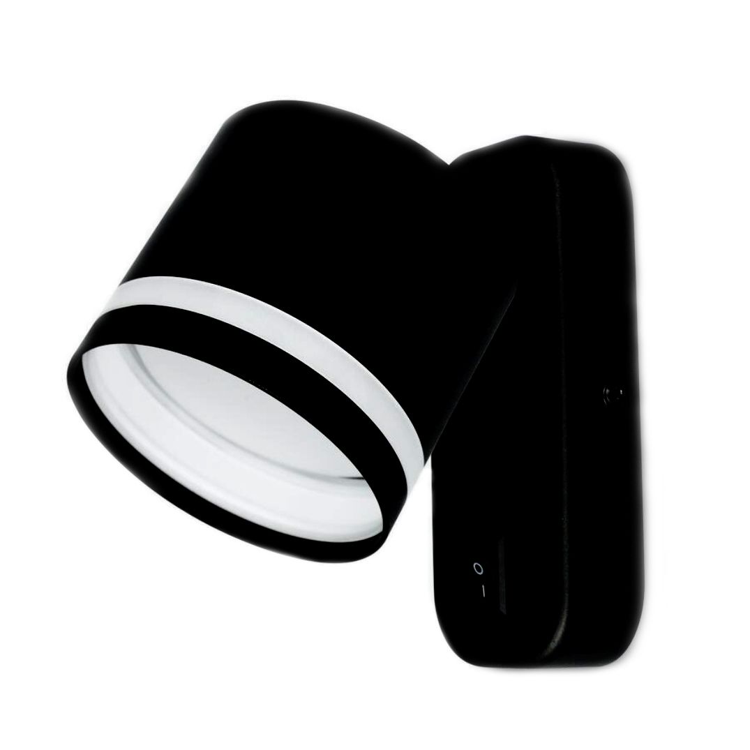 Светильник настенный General Башня GWL-GX53-M-IP20 с боковым рассеивателем черный