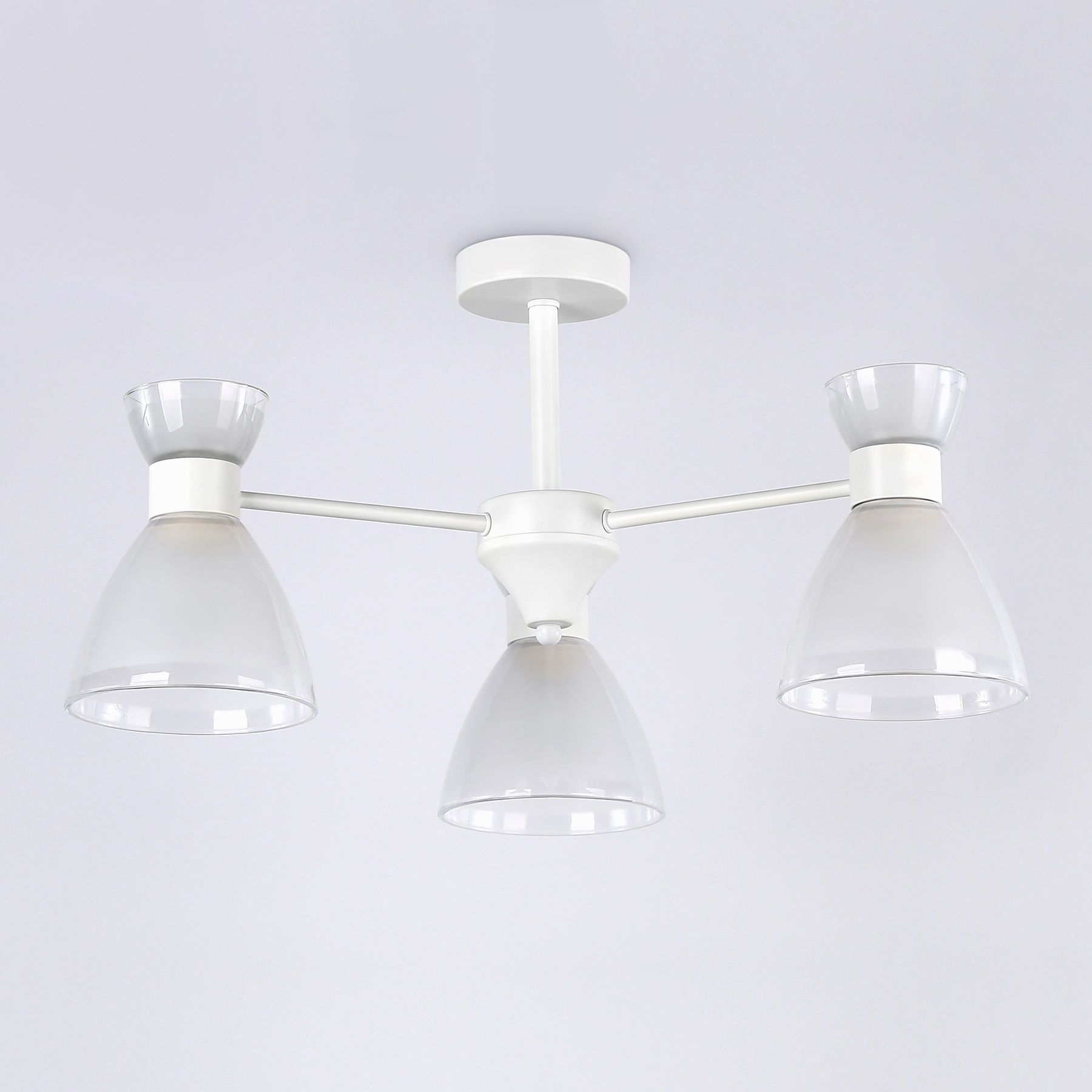 Люстра потолочная TR3177/3 WH 3х40Вт Е27 57х57х28 см белый