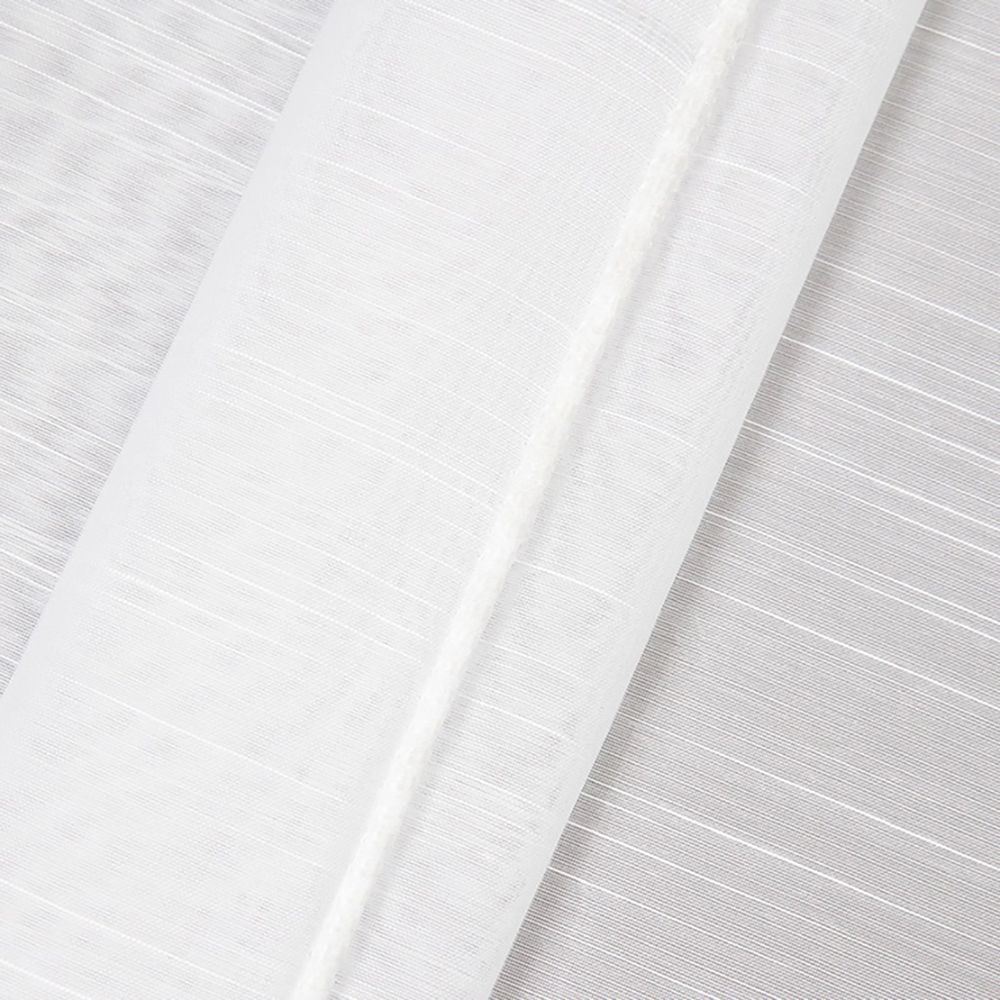 Ткань для штор Тюль кристалон Кристи белый с утяжелителем