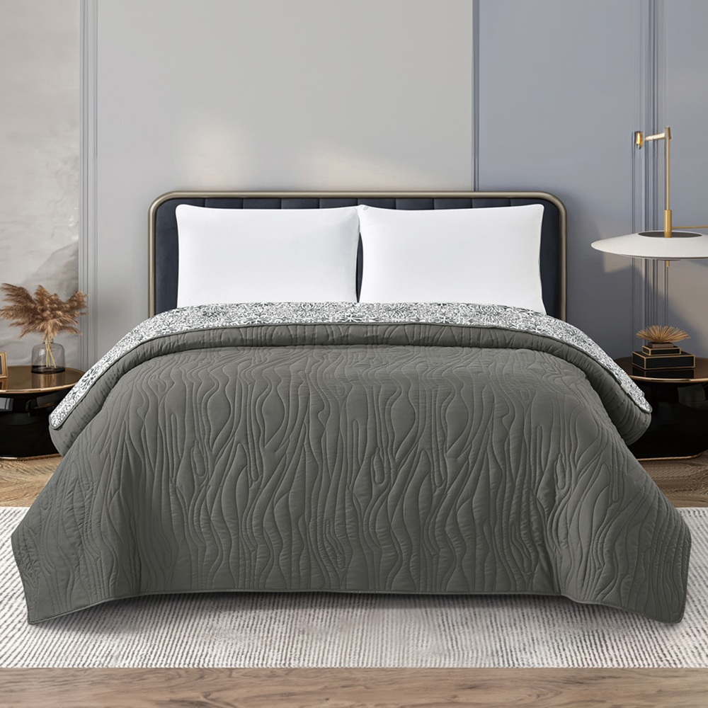 Покрывало жаккард Romance 220х240 см серое двухстороннее GH PS1 05 2224