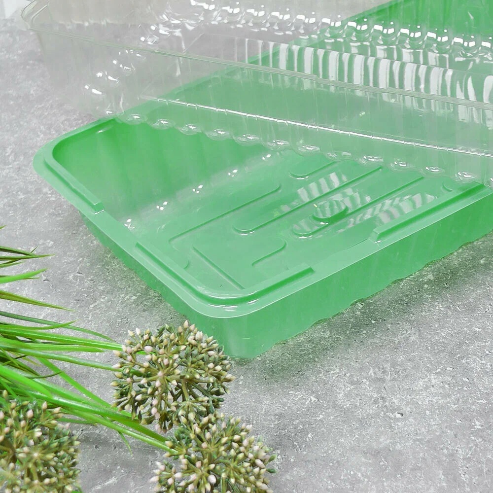 Мини-парник для рассады 3 места 44х22х6,5 см Агроком