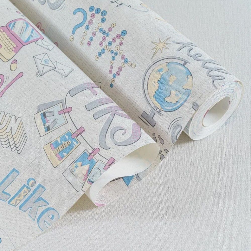 Обои 10426-03 Артекс 1,06х10,05 м Смайл голубой