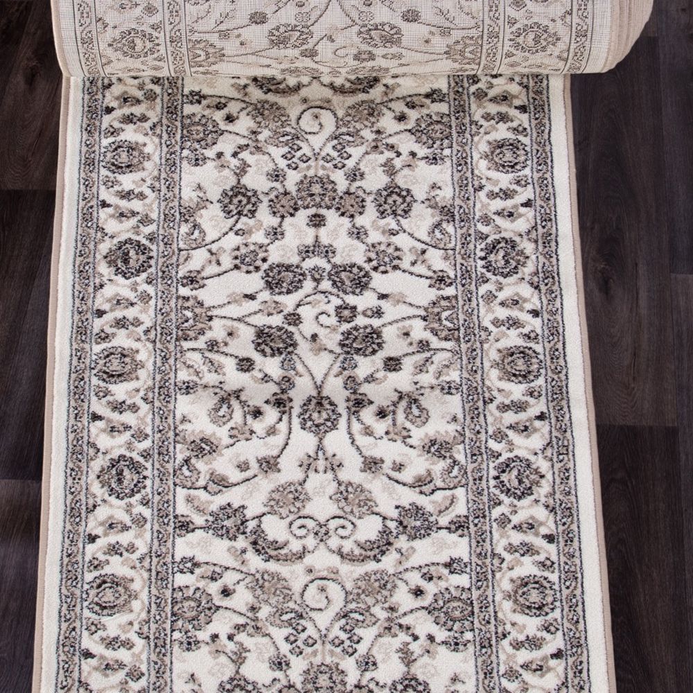 Дорожка ковровая Valencia Deluxe Merinos d251 1,5 м кремово-коричневая