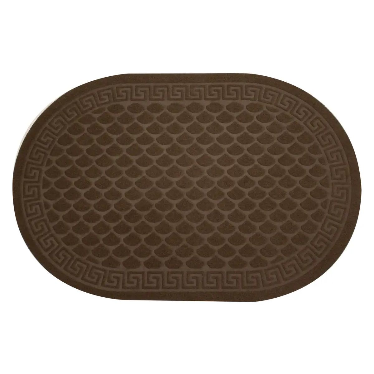 Коврик влаговпитывающий Чешуйки 60х90 см коричневый