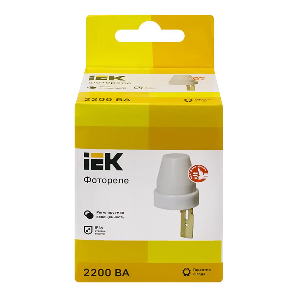 ФОТОРЕЛЕ ФР 601 серый макс.нагр. 1100Вт IP44