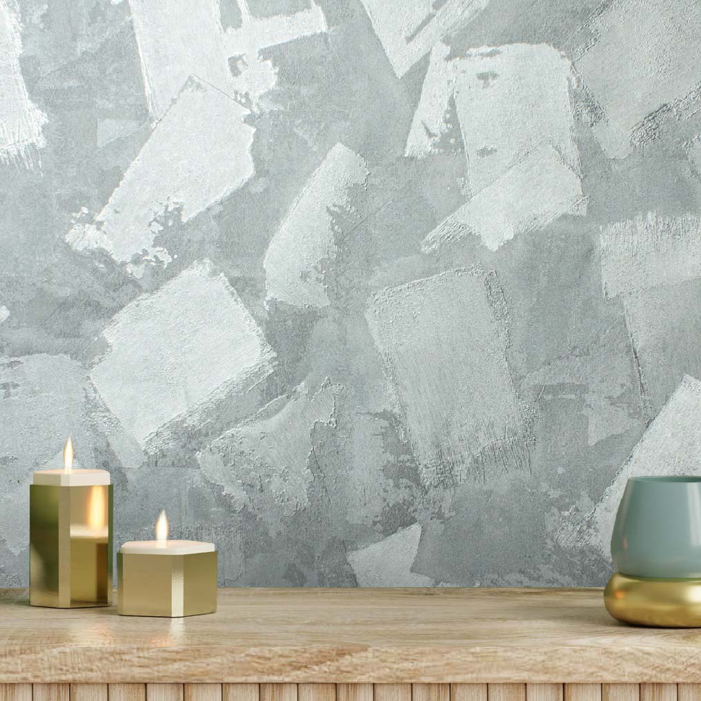 Обои 285283 Victoria Stenova 1,06x10 м Hi Tech бирюза