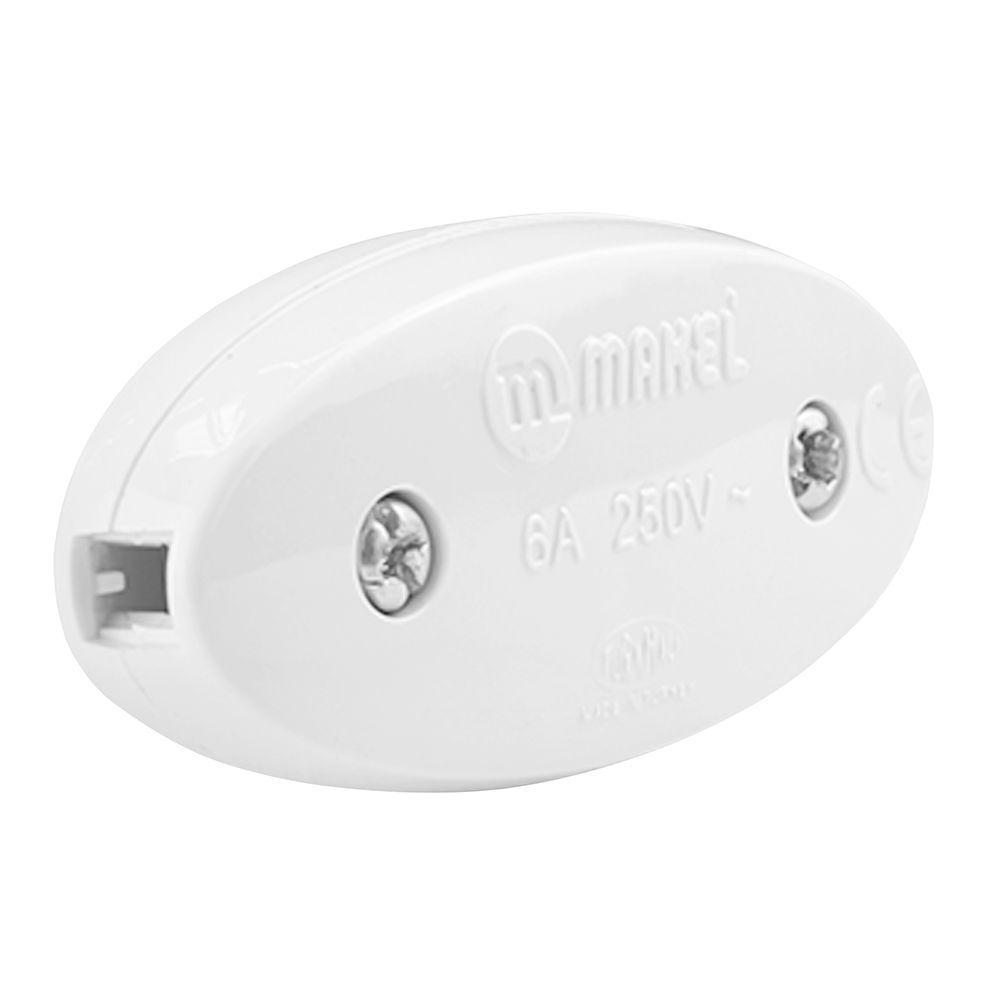 ВЫКЛЮЧАТЕЛЬ для бра на шнур  белый MAKEL M-14  [10014]