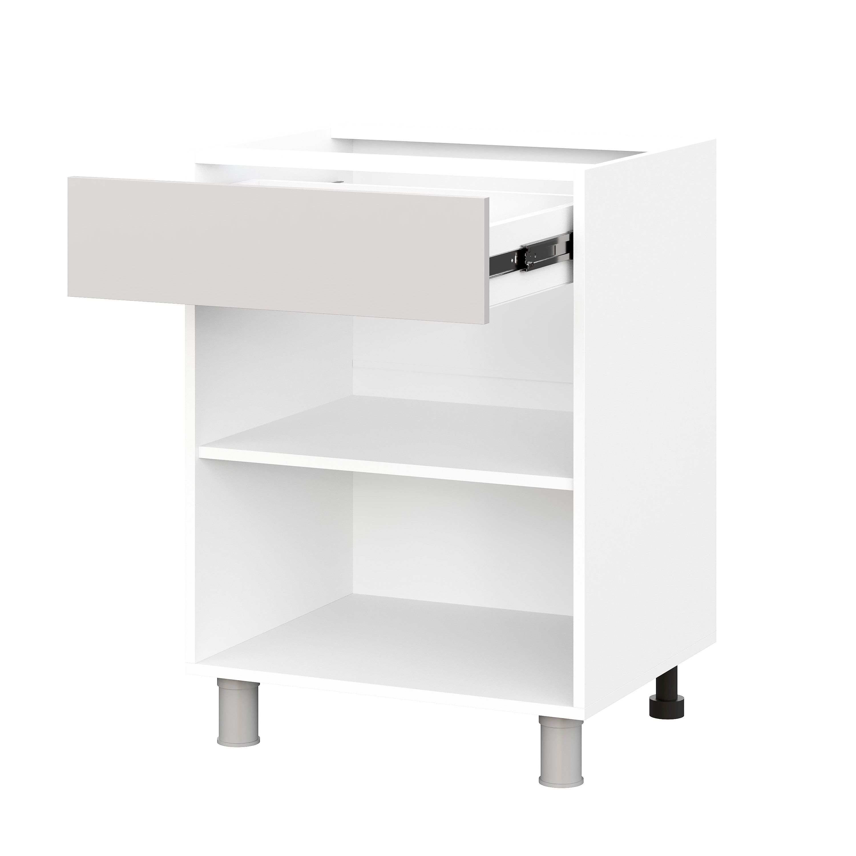 Стол рабочий 600х824х600 мм 1 ящ Модерн New Бланж СС600яс Белый, ЛДСП