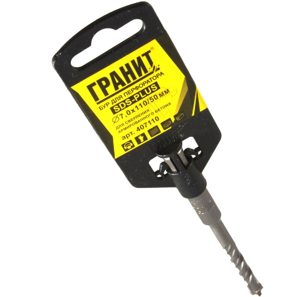 Бур SDS-PLUS Гранит Quadro-X 7,0х110/50