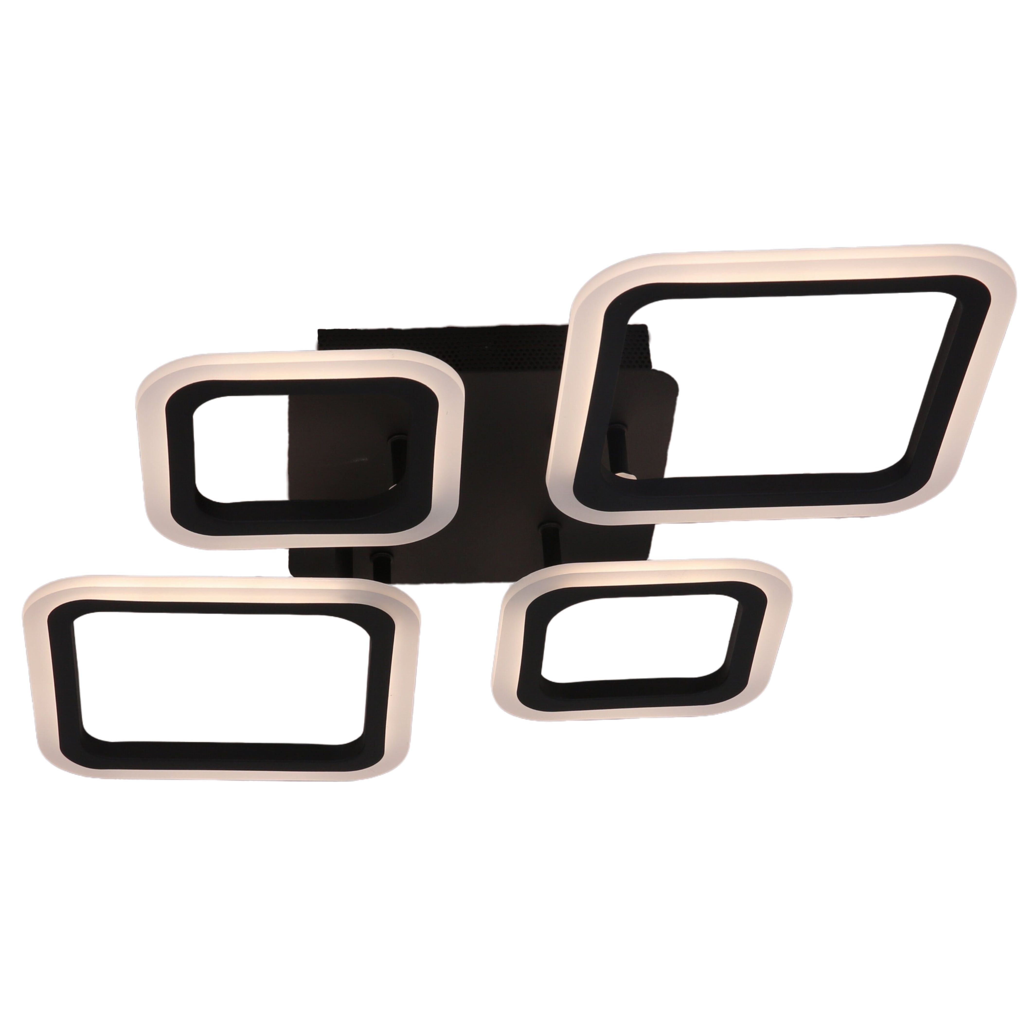 Светильник LED Decor Lite 5014 72Вт 3000-6000К 650х460 мм с пультом ДУ черный