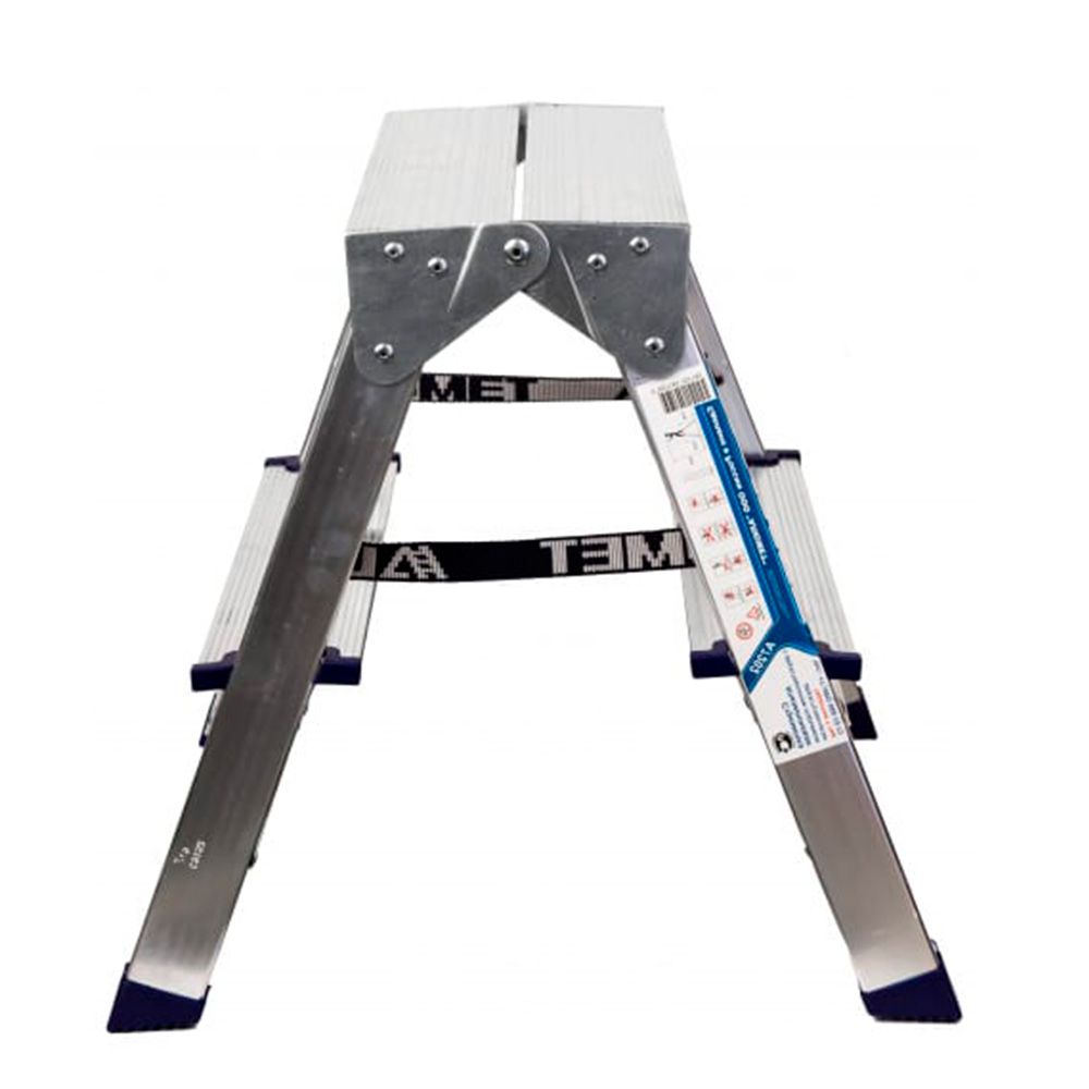 Стремянка алюминиевая двусторонняя 2 ступени