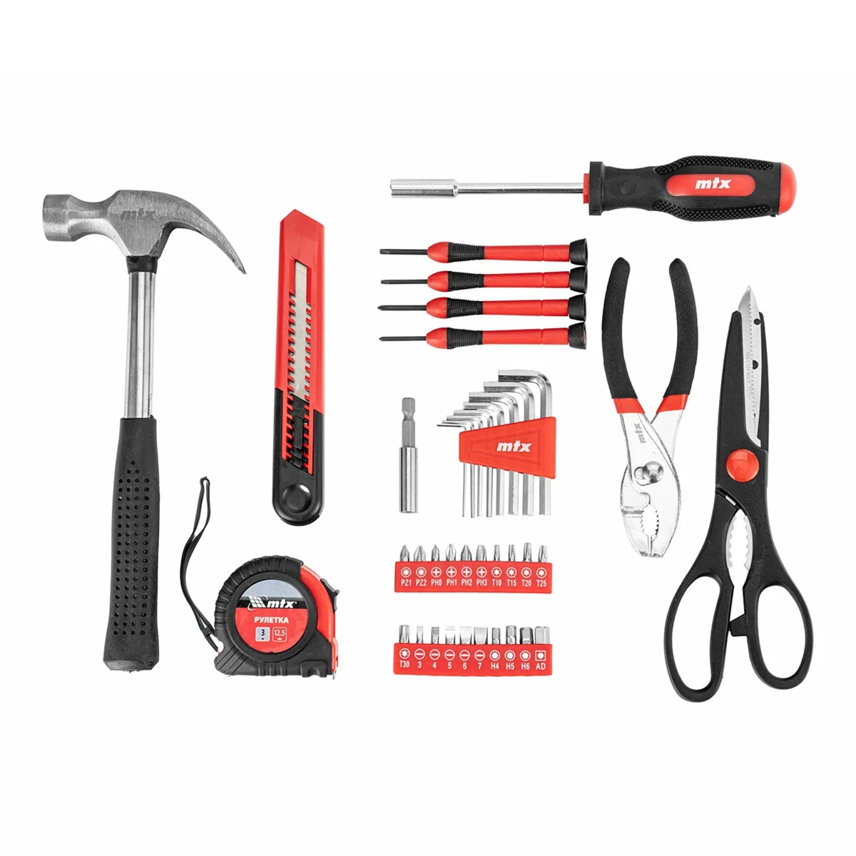 Набор инструментов 39 предметов MTX