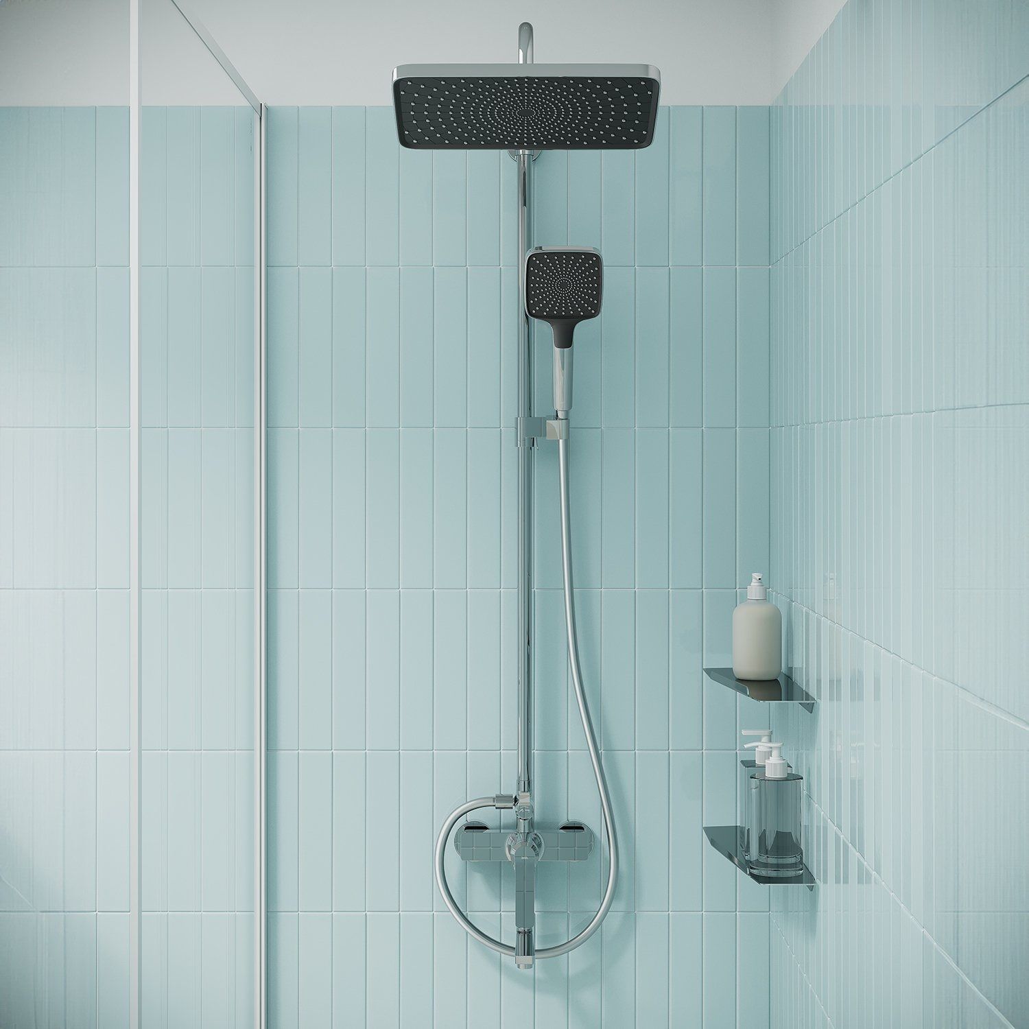 Душевая система Iddis Parker PARSB3Fi06 с тропическим душем