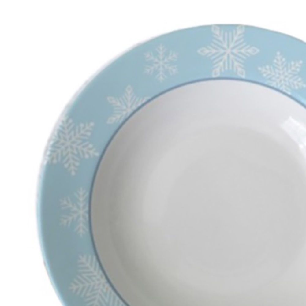 Тарелка суповая Идиллия Морозное утро 24 см фарфор