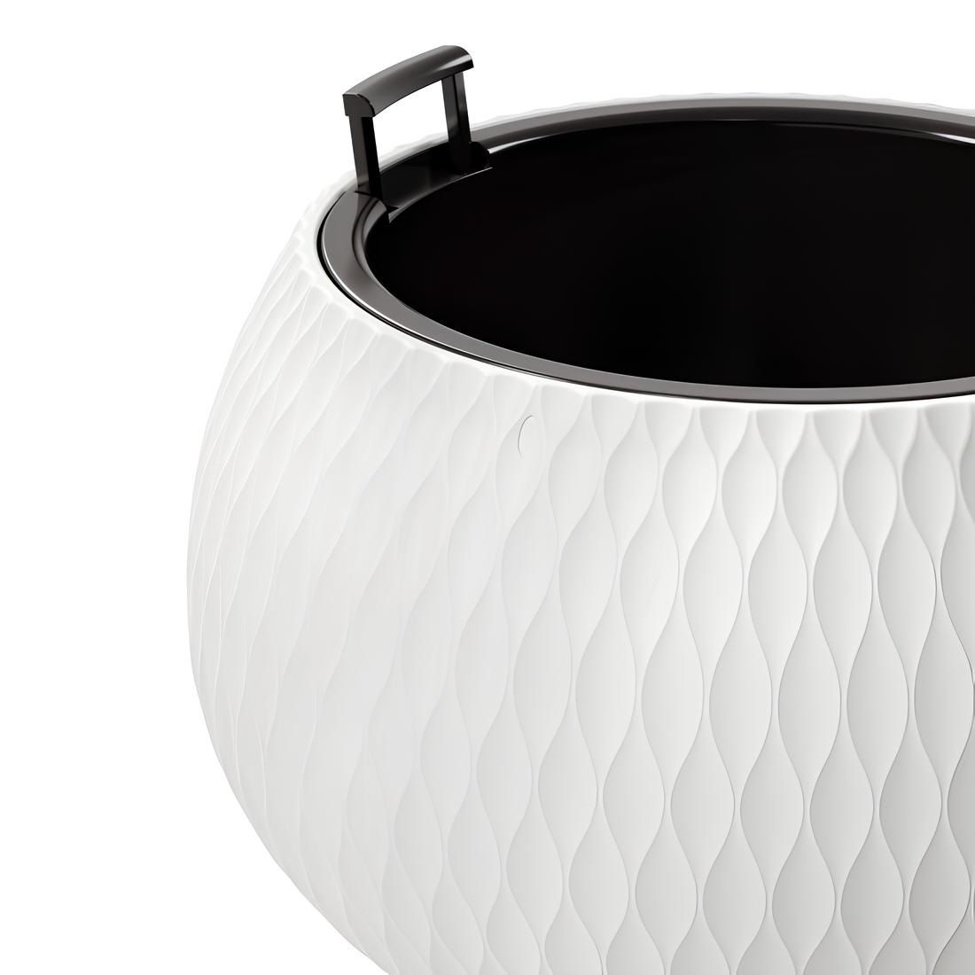 Кашпо Жемчужина белый 4 л