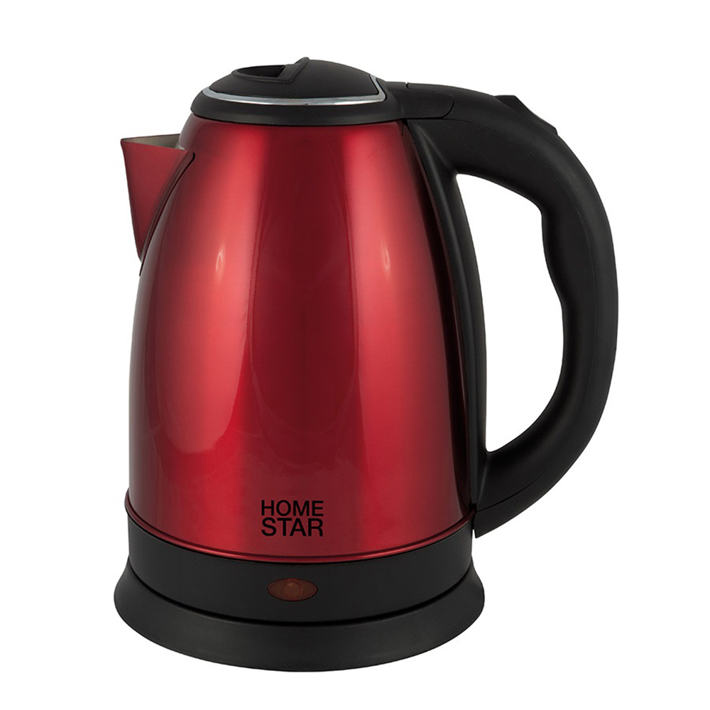 Чайник электрический Homestar HS-1010 1500 Вт 1,8 л стальной, красный