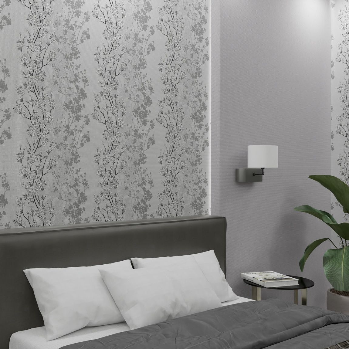 Обои BelVinil Флер 0172-21 белые штукатурка 1,06х10,05 м