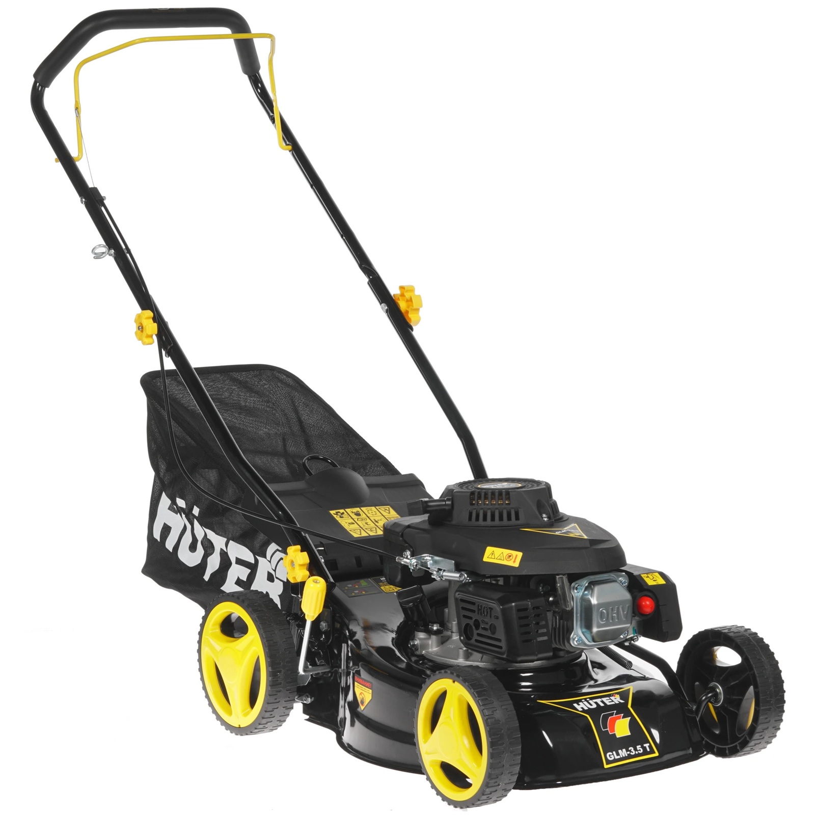 Газонокосилка бензиновая Huter GLM-3.5 T 3,5 л.с. 42 см