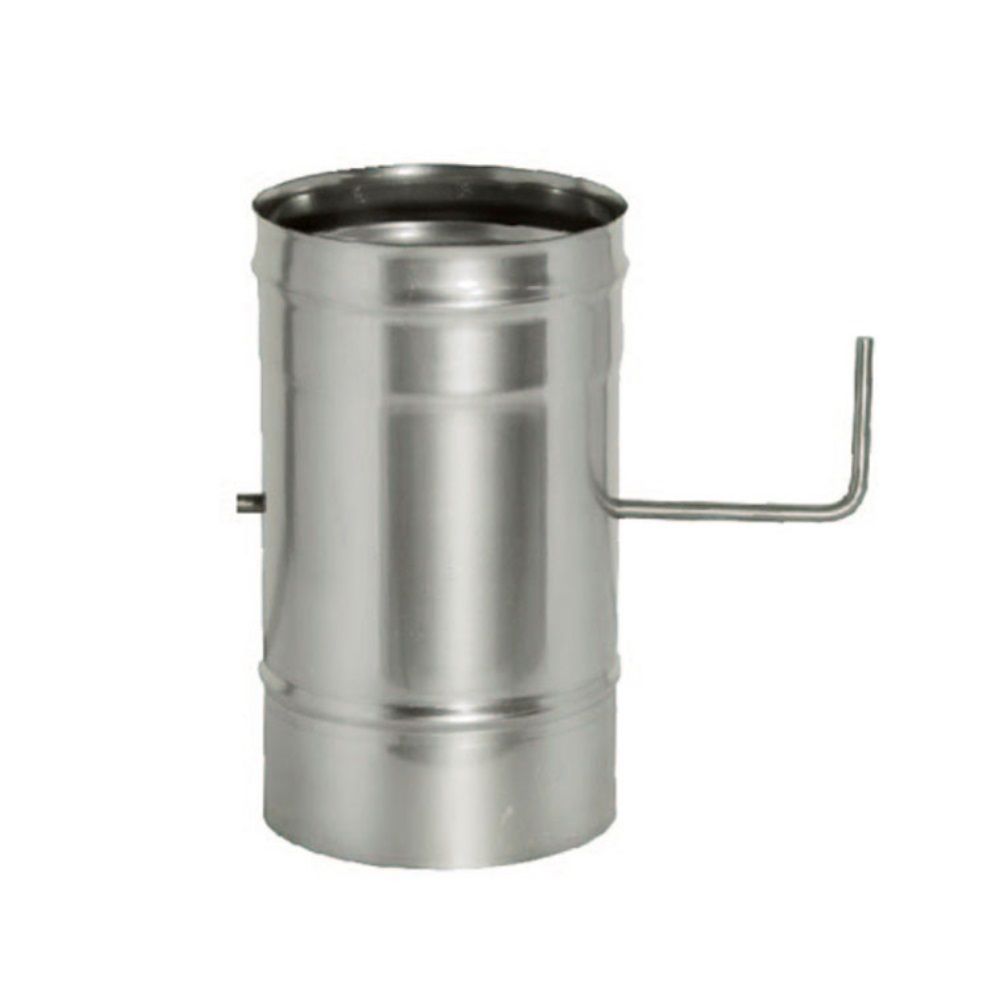 Шибер поворотный нерж 0,5 мм d150 мм Везувий