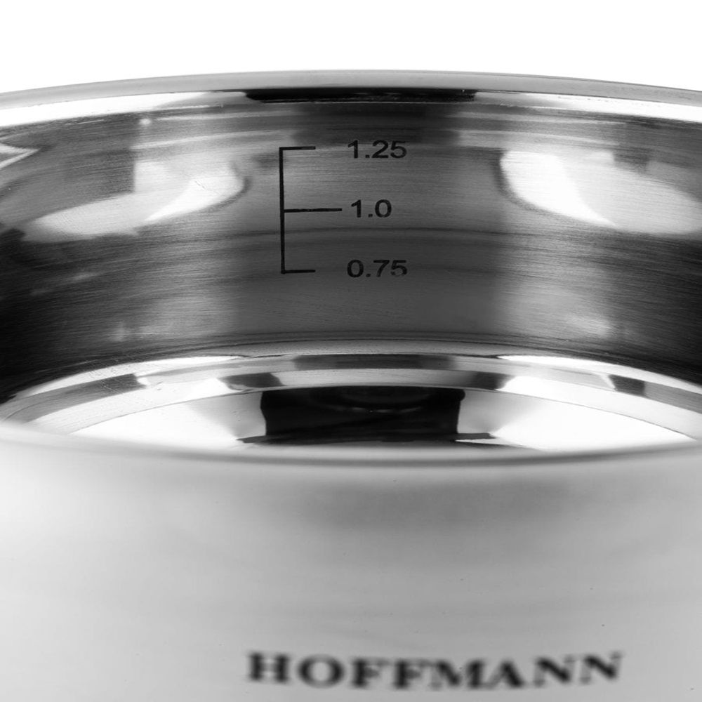 Кастрюля нержавеющая сталь с крышкой 3-х слойное капсульное дно 1,6 л НМ 5316