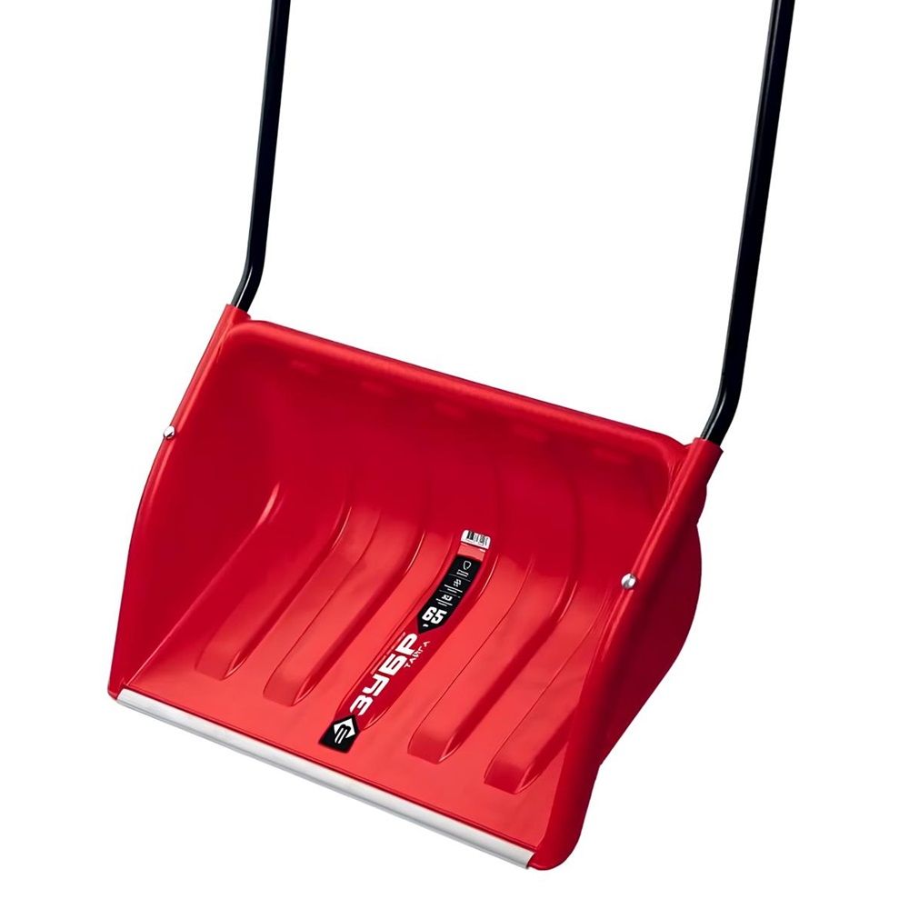 Скрепер для снега пластиковый 650х470х1400 мм Зубр Тайга