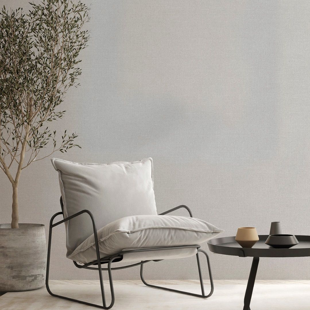 Обои Freedom Тельма 11365-02 серые рогожка 1,06х10 м