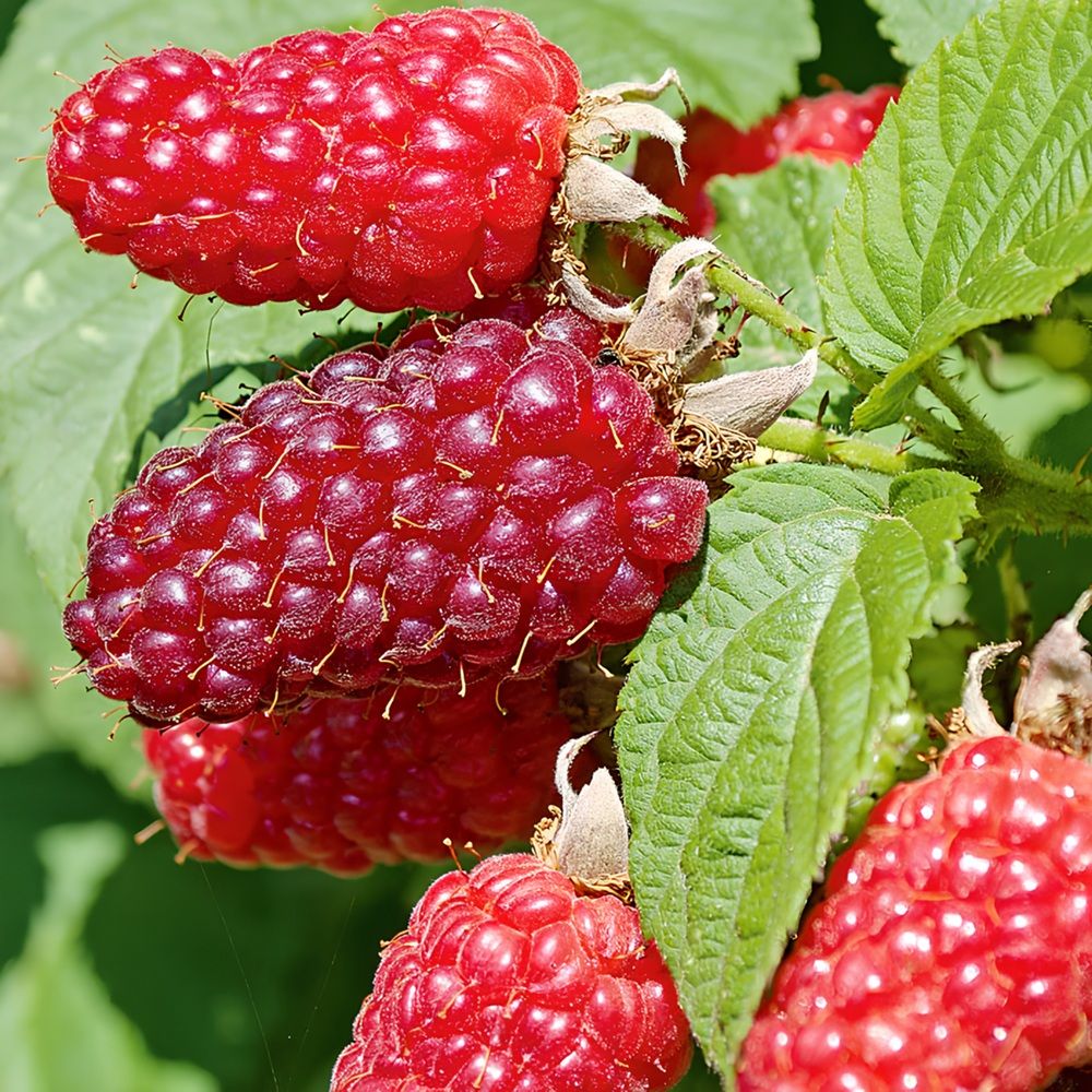 Малина ремонтантная красная Похвалинка ЗКС