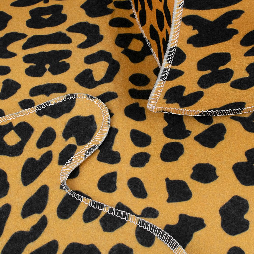 Набор для бани 3 предмета Леопард Бацькина баня (шапка, коврик, рукавичка)