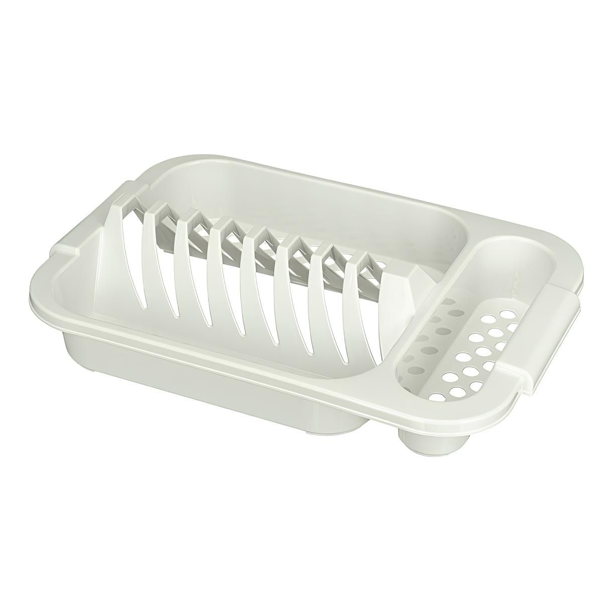 Сушилка для посуды 34,5х24х7,2 см светло-серая