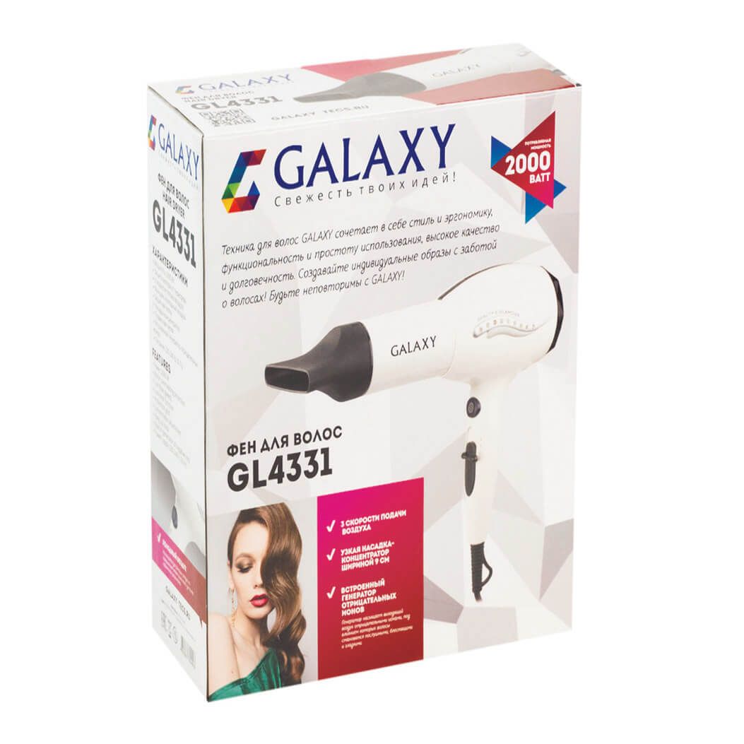 Фен для волос 2000Вт Galaxy GL 4331