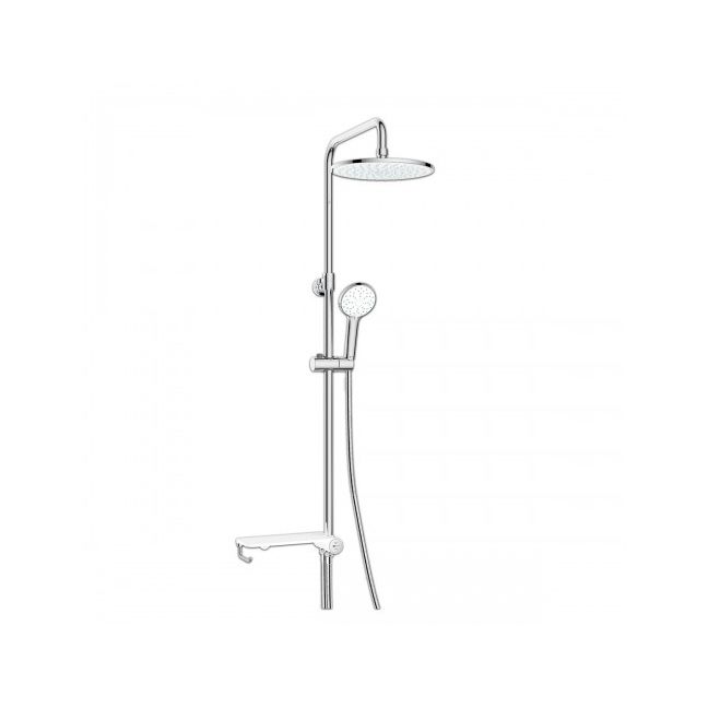 Душевой гарнитур с верхней лейкой Lemark LM8810C с полкой