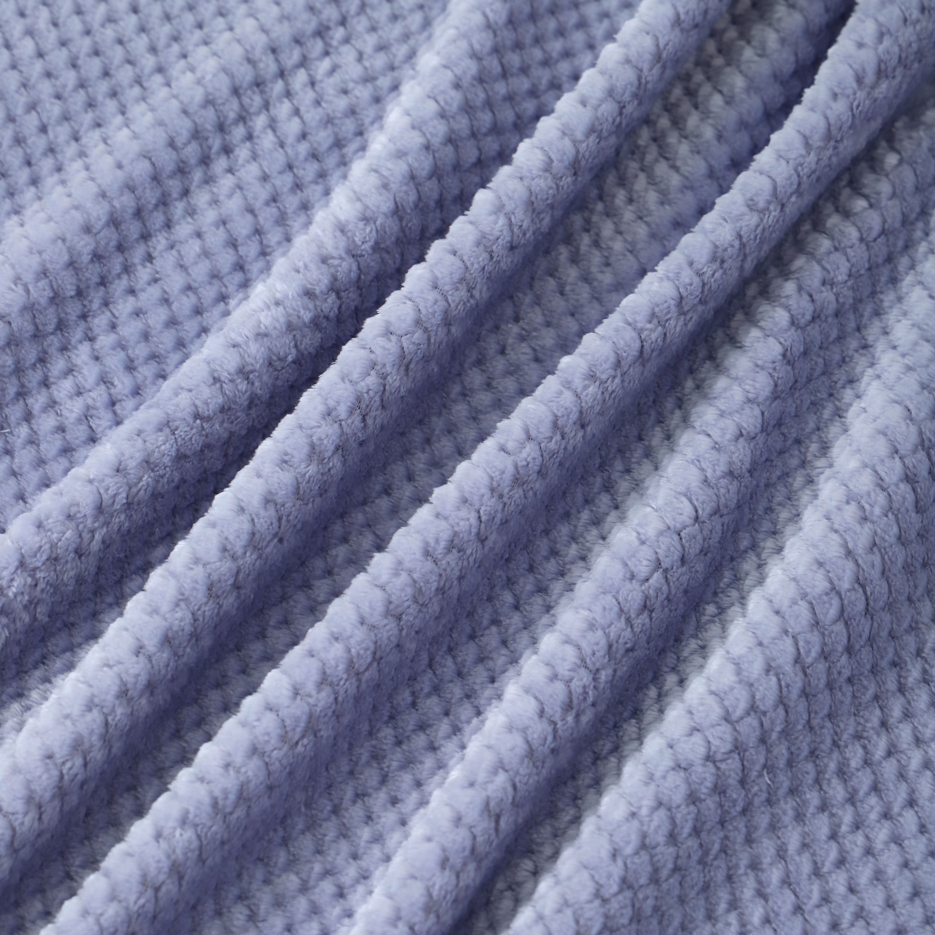 Плед велсофт Витэлия Пиноли 200х220 см серо-голубой