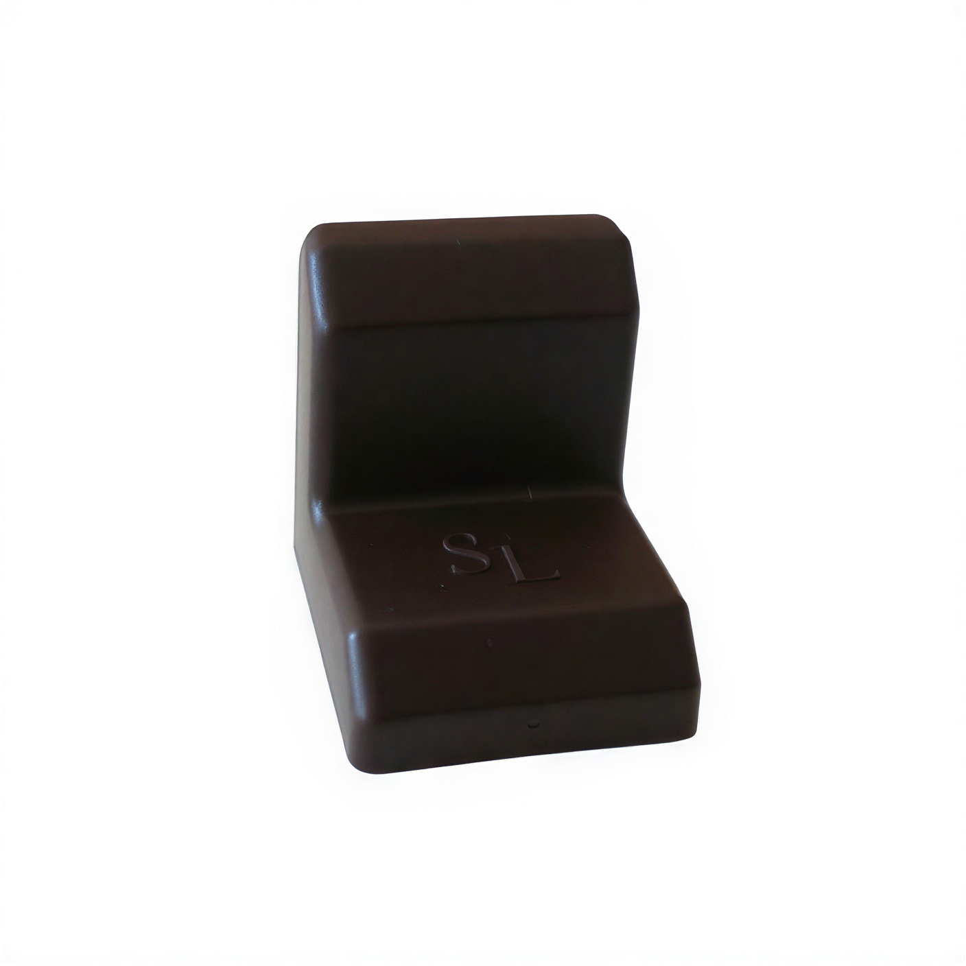 Уголок крепежный 21х21 мм с пластиковой крышкой венге