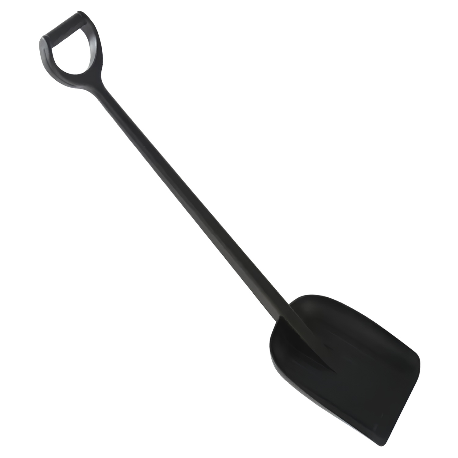 Лопата снеговая автомобильная полиамидная 230х230 мм полиамидный черенок Lucky Way