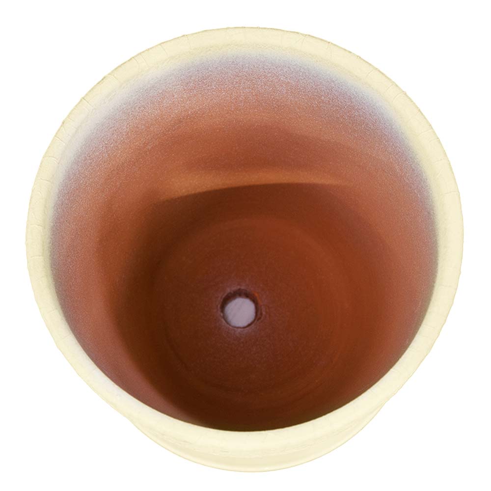 Горшок цветочный Бутон Винил бежевый 12 см 0,9 л