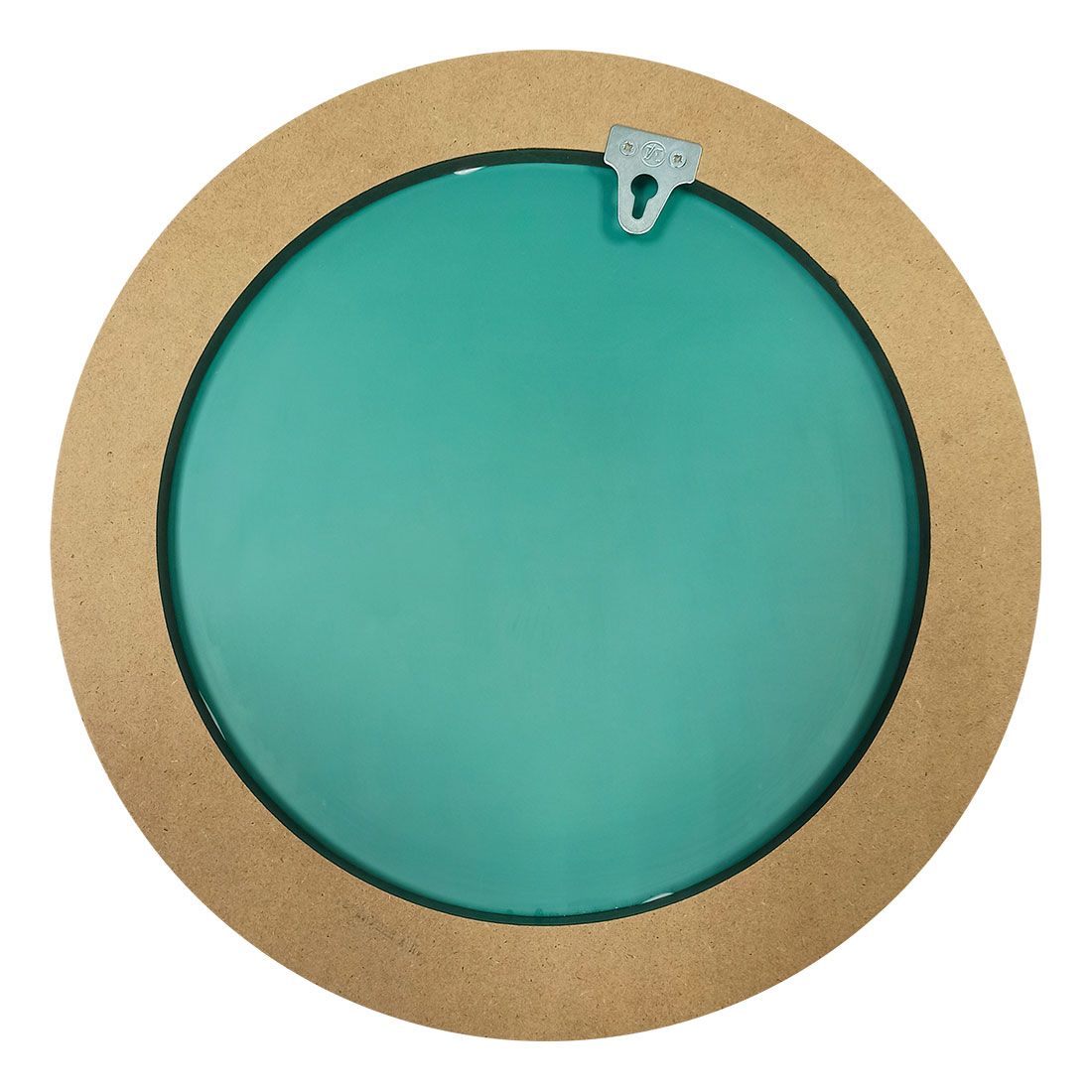 Зеркало "Мун" коричневый D 600 в МДФ раме круглое