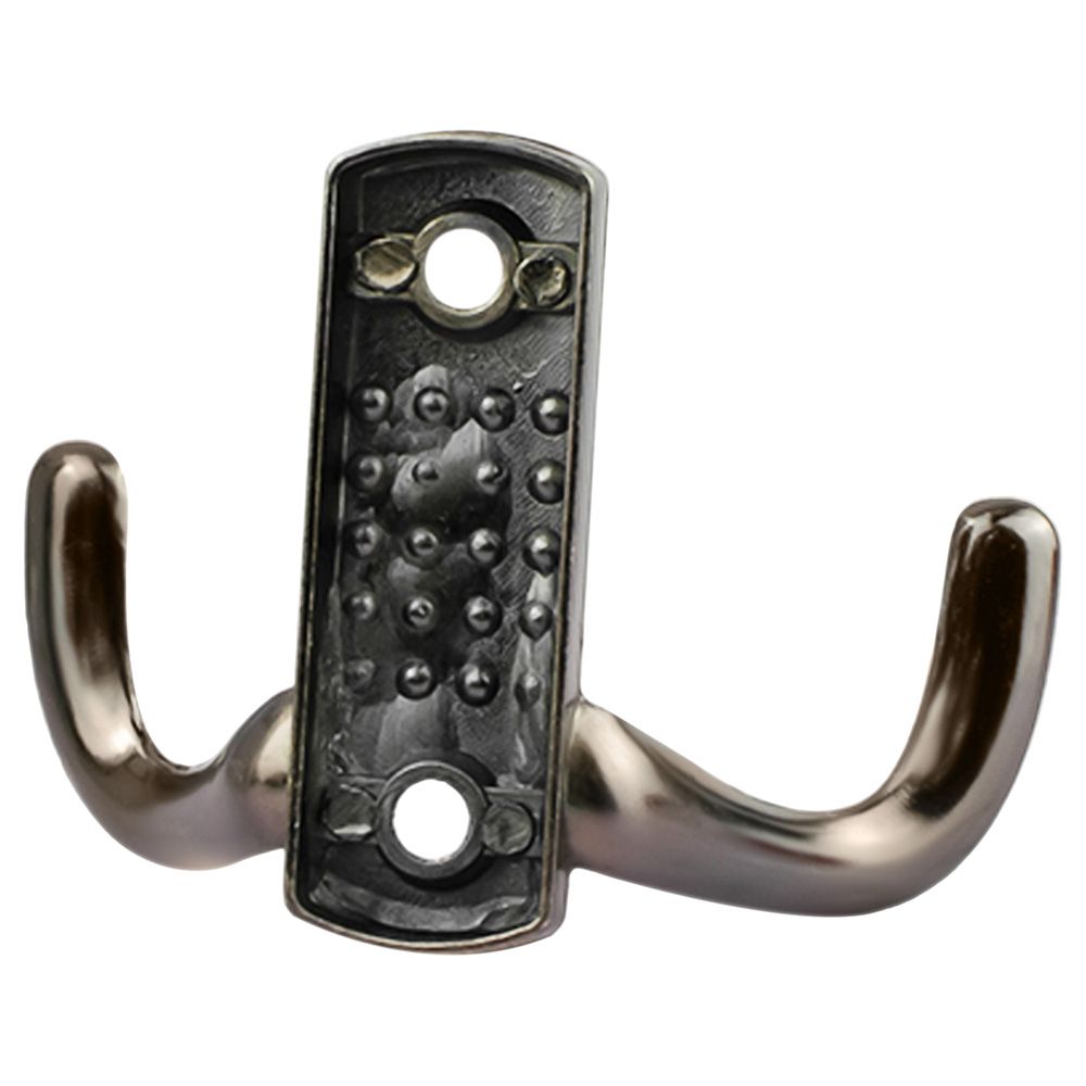 Крючок мебельный двойной Стандарт 212 B AB старинная бронза