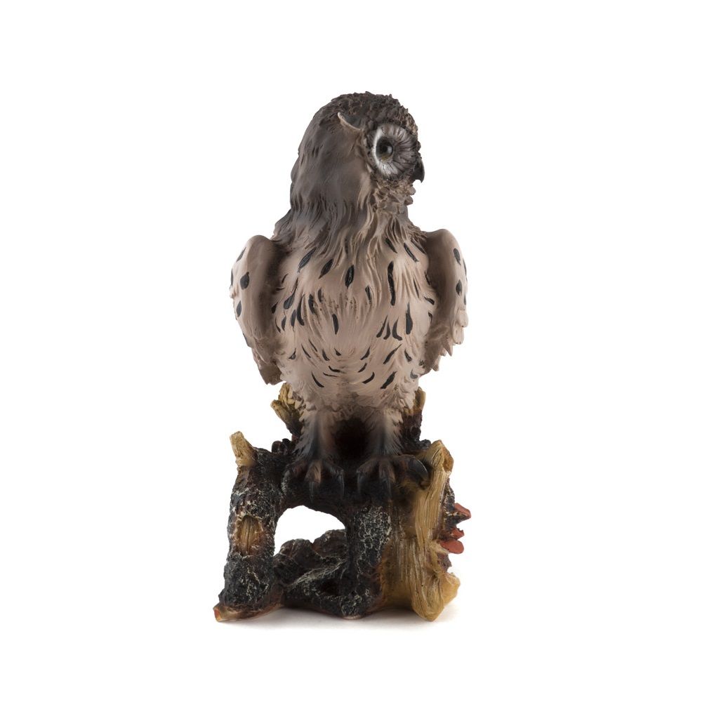 Фигура садовая Сова на коряге h32 см 169376