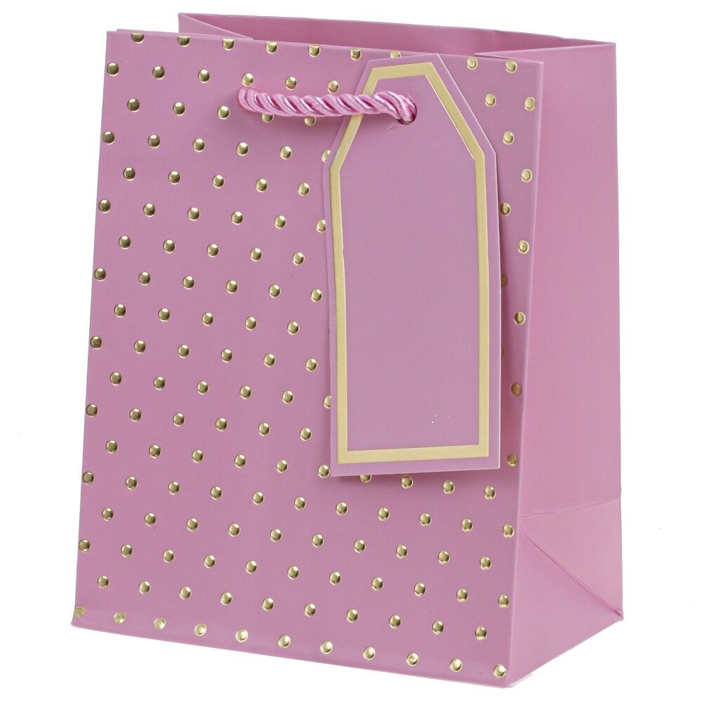 Пакет подарочный L12 W7 H15 см бумага 210г/м2