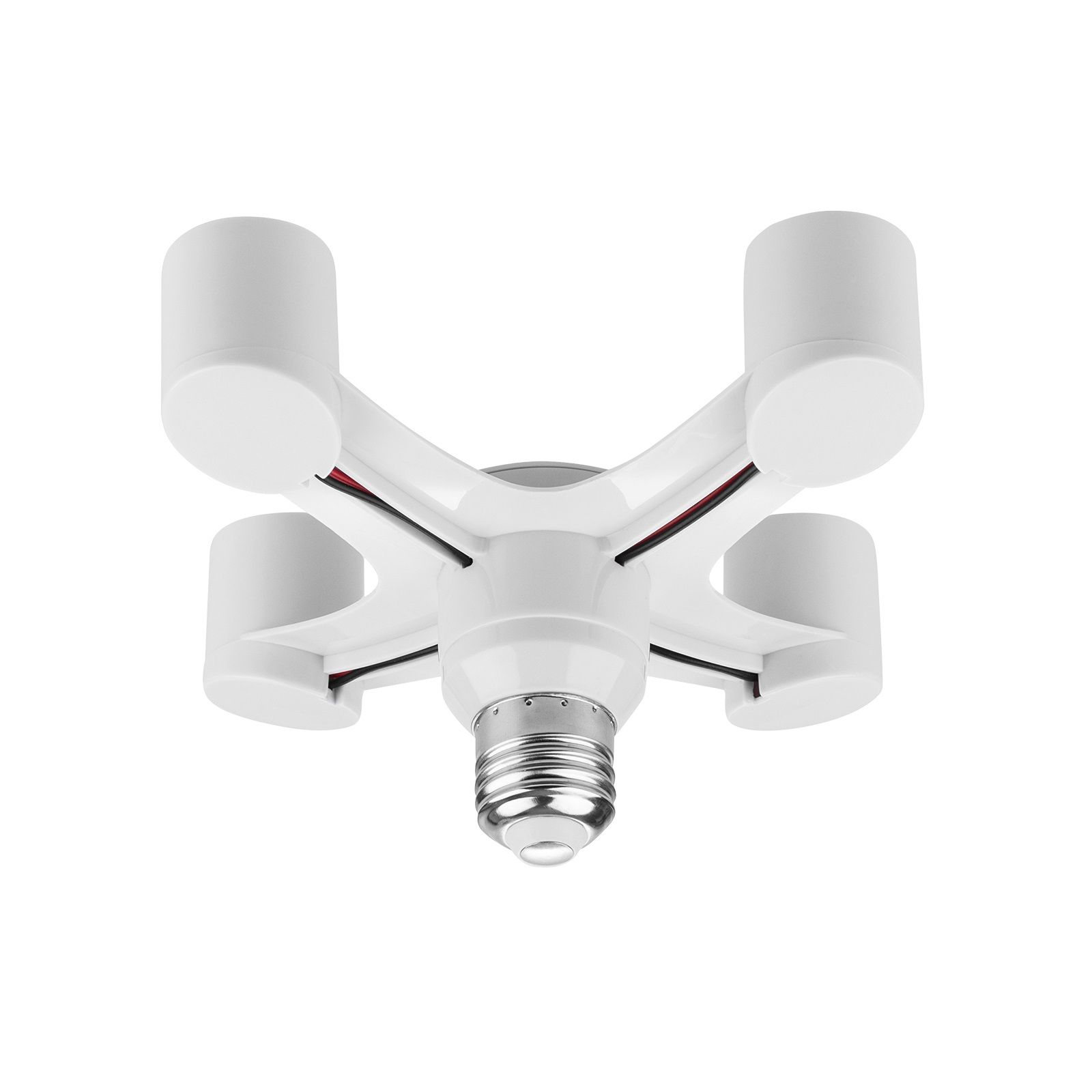 Переходник Е27-4хЕ27 белый TDM SQ0335-1021