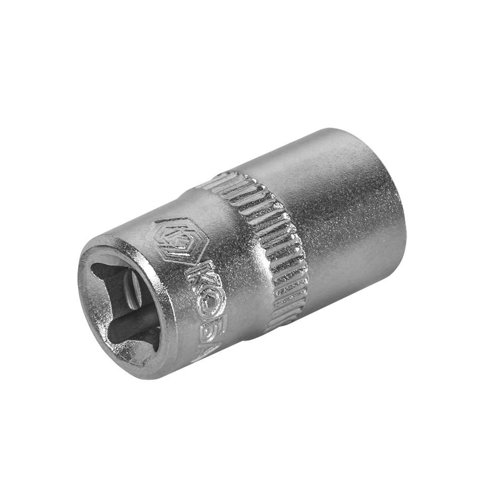 Головка торцевая 1/4" 10 мм CrV 1 шт Кобальт 643-286