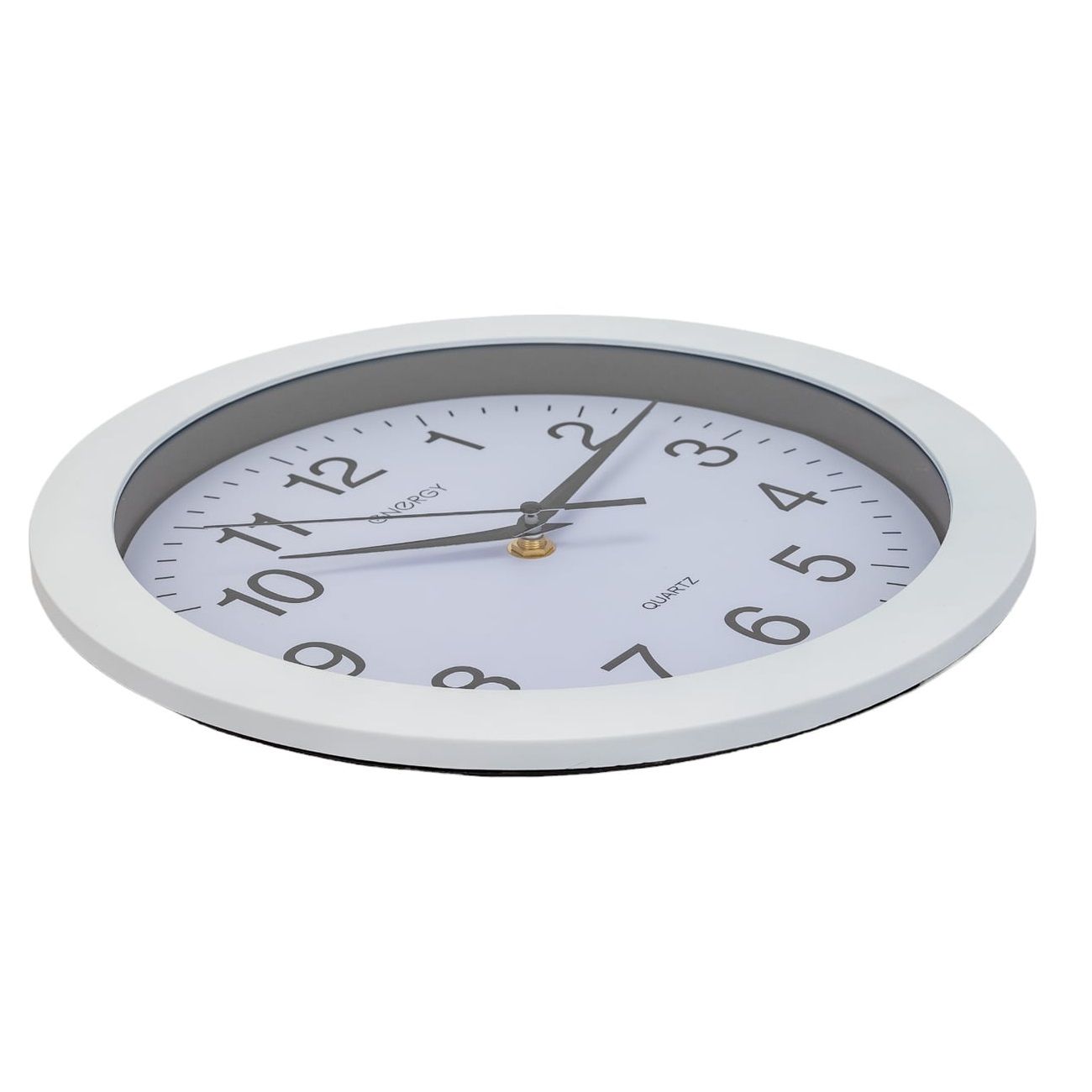Часы настенные кварцевые Energy ЕС-01 белые круглые d27,5 см