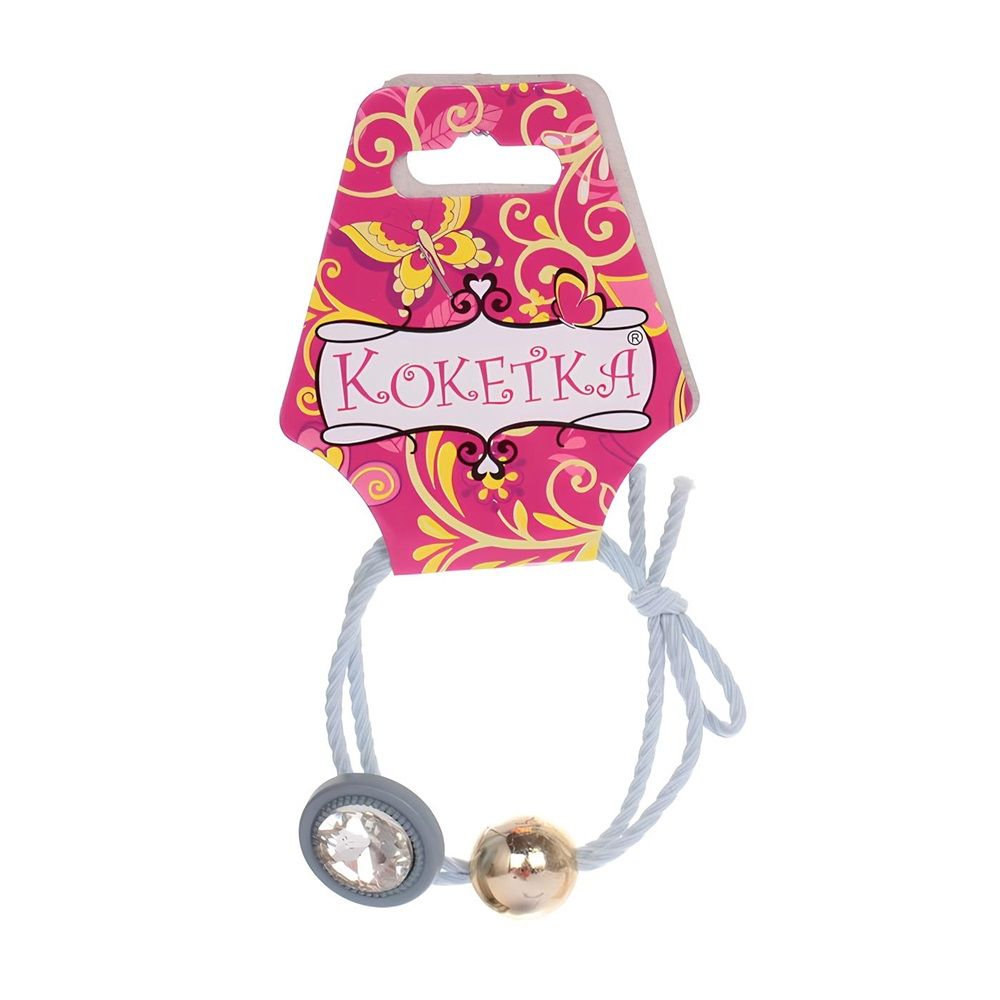 Резинка для волос Кокетка-Krasa Kiki микс d5,5 см 1 шт