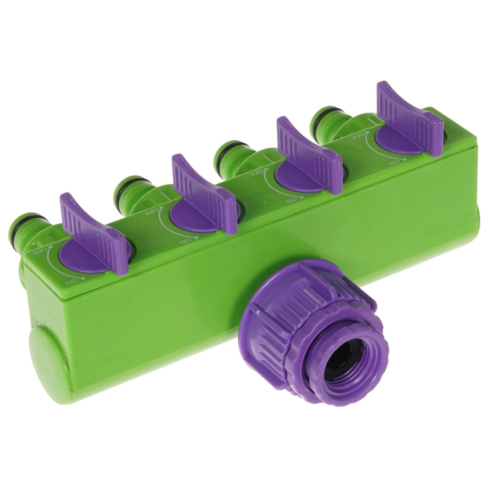 Разветвитель 4-х канальный регулируемый 1/2"-3/4" Palisad