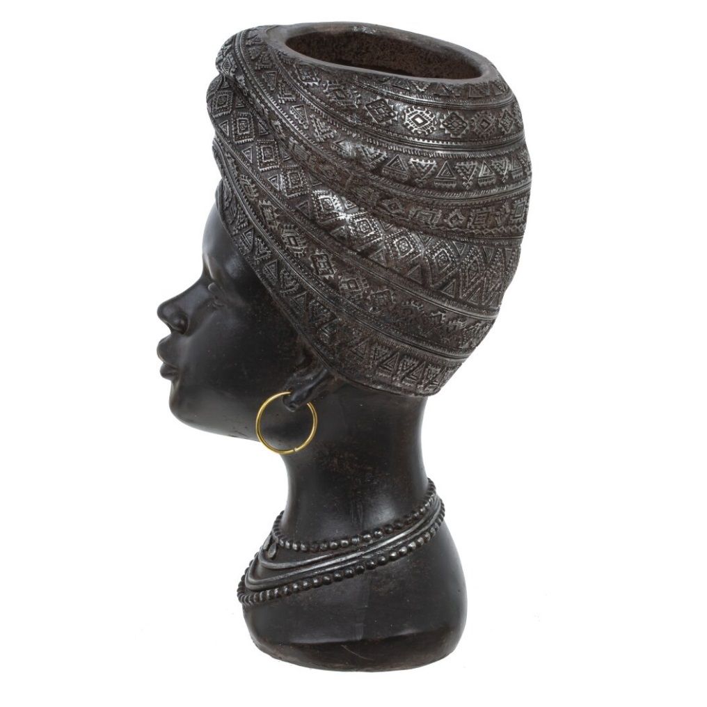 Ваза для цветов искусственных L13 W15 H25 см